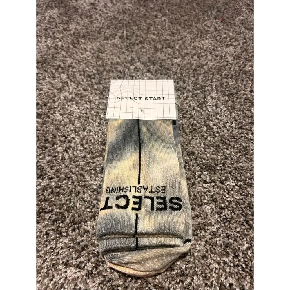 Select Start tie dye crew socks C27-25